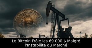Le Bitcoin Frôle les 69 000 $ Malgré l&rsquo;Instabilité du Marché