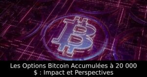Les Options Bitcoin Accumulées à 20 000 $ : Impact et Perspectives