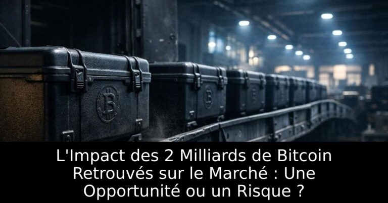 L'Impact des 2 Milliards de Bitcoin Retrouvés sur le Marché : Une Opportunité ou un Risque ?