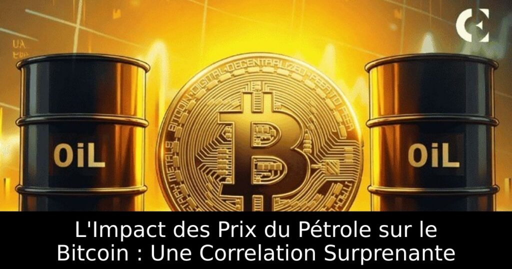 L&rsquo;Impact des Prix du Pétrole sur le Bitcoin : Une Correlation Surprenante