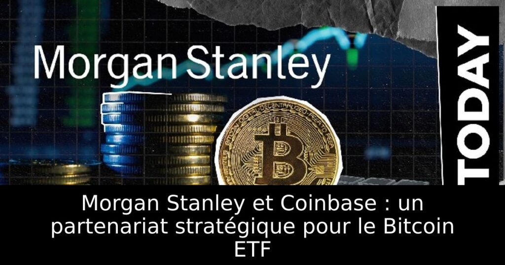 Morgan Stanley et Coinbase : un partenariat stratégique pour le Bitcoin ETF