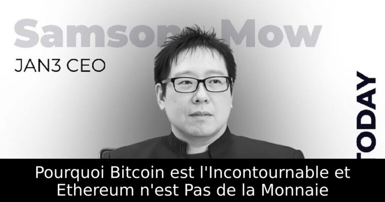 Pourquoi Bitcoin est l'Incontournable et Ethereum n'est Pas de la Monnaie