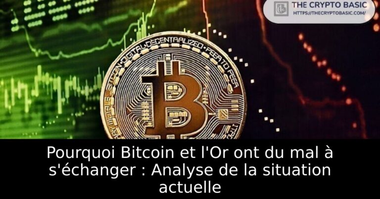 Pourquoi Bitcoin et l'Or ont du mal à s'échanger : Analyse de la situation actuelle