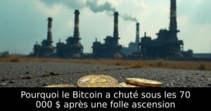 Pourquoi le Bitcoin a chuté sous les 70 000 $ après une folle ascension