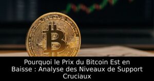Pourquoi le Prix du Bitcoin Est en Baisse : Analyse des Niveaux de Support Cruciaux