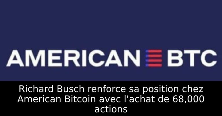 Richard Busch renforce sa position chez American Bitcoin avec l'achat de 68,000 actions