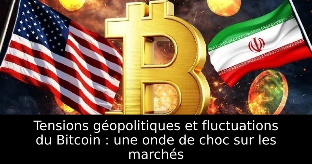 Tensions géopolitiques et fluctuations du Bitcoin : une onde de choc sur les marchés