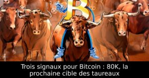 Trois signaux pour Bitcoin : 80K, la prochaine cible des taureaux