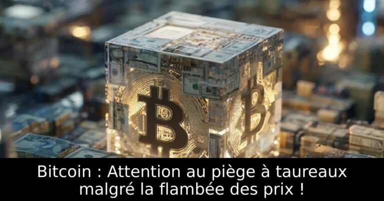 Bitcoin : Attention au piège à taureaux malgré la flambée des prix !