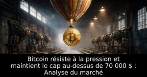 Bitcoin résiste à la pression et maintient le cap au-dessus de 70 000 $ : Analyse du marché