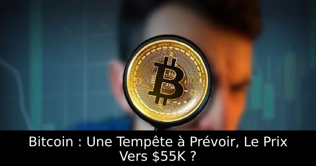 Bitcoin : Une Tempête à Prévoir, Le Prix Vers $55K ?
