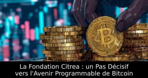La Fondation Citrea : un Pas Décisif vers l&rsquo;Avenir Programmable de Bitcoin