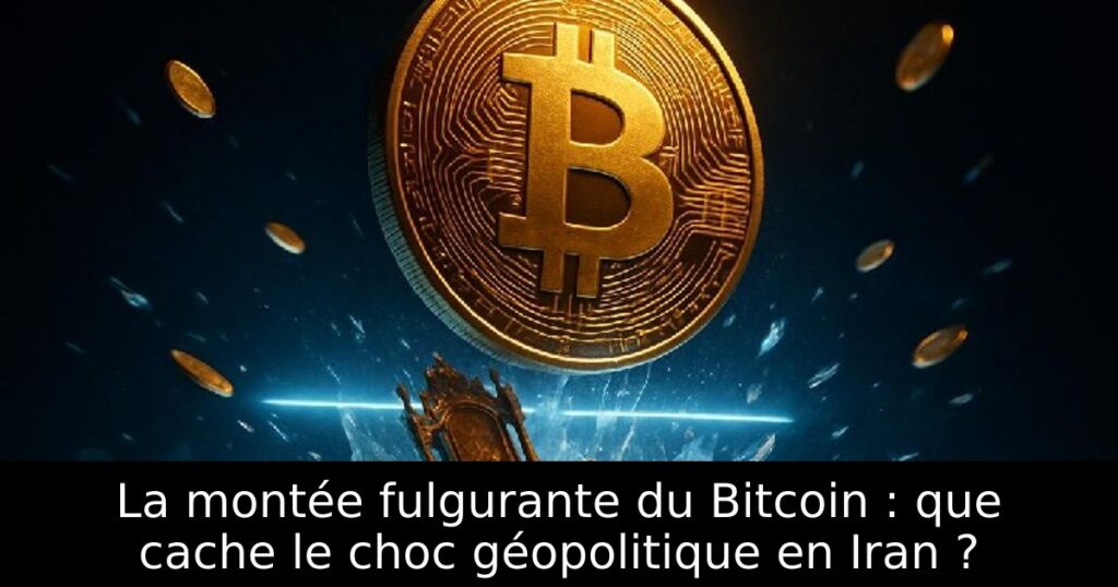 La montée fulgurante du Bitcoin : que cache le choc géopolitique en Iran ?
