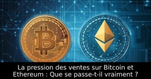 La pression des ventes sur Bitcoin et Ethereum : Que se passe-t-il vraiment ?