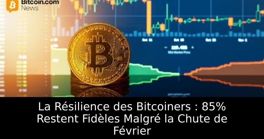 La Résilience des Bitcoiners : 85% Restent Fidèles Malgré la Chute de Février