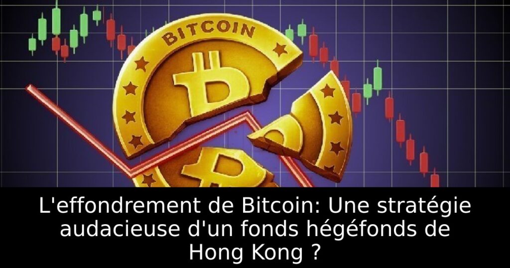 L&rsquo;effondrement de Bitcoin: Une stratégie audacieuse d&rsquo;un fonds hégéfonds de Hong Kong ?