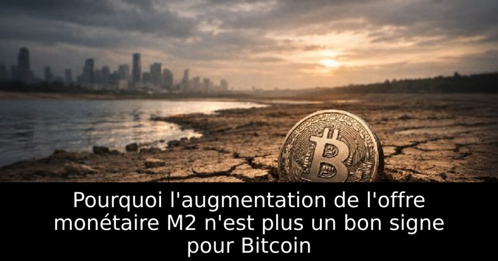 Pourquoi l&rsquo;augmentation de l&rsquo;offre monétaire M2 n&rsquo;est plus un bon signe pour Bitcoin