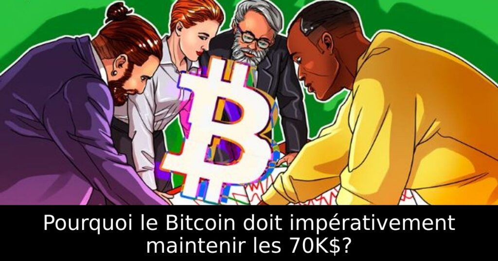Pourquoi le Bitcoin doit impérativement maintenir les 70K$?