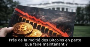 Près de la moitié des Bitcoins en perte : que faire maintenant ?
