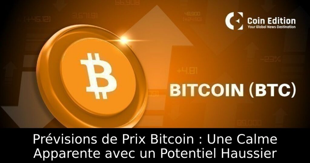 Prévisions de Prix Bitcoin : Une Calme Apparente avec un Potentiel Haussier
