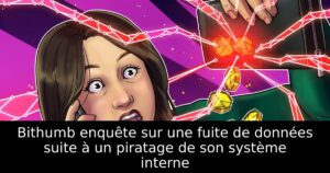 Bithumb enquête sur une fuite de données suite à un piratage de son système interne