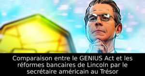 Comparaison entre le GENIUS Act et les réformes bancaires de Lincoln par le secrétaire américain au Trésor