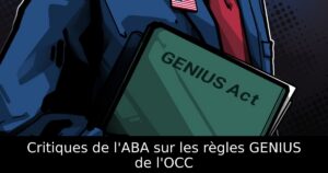 Critiques de l&rsquo;ABA sur les règles GENIUS de l&rsquo;OCC