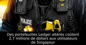 Des portefeuilles Ledger altérés coûtent 2,7 millions de dollars aux utilisateurs de Singapour