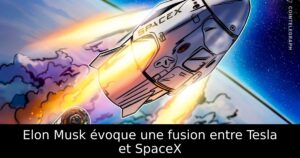 Elon Musk évoque une fusion entre Tesla et SpaceX