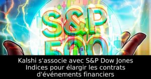 Kalshi s&rsquo;associe avec S&P Dow Jones Indices pour élargir les contrats d&rsquo;événements financiers