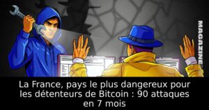 La France, pays le plus dangereux pour les détenteurs de Bitcoin : 90 attaques en 7 mois