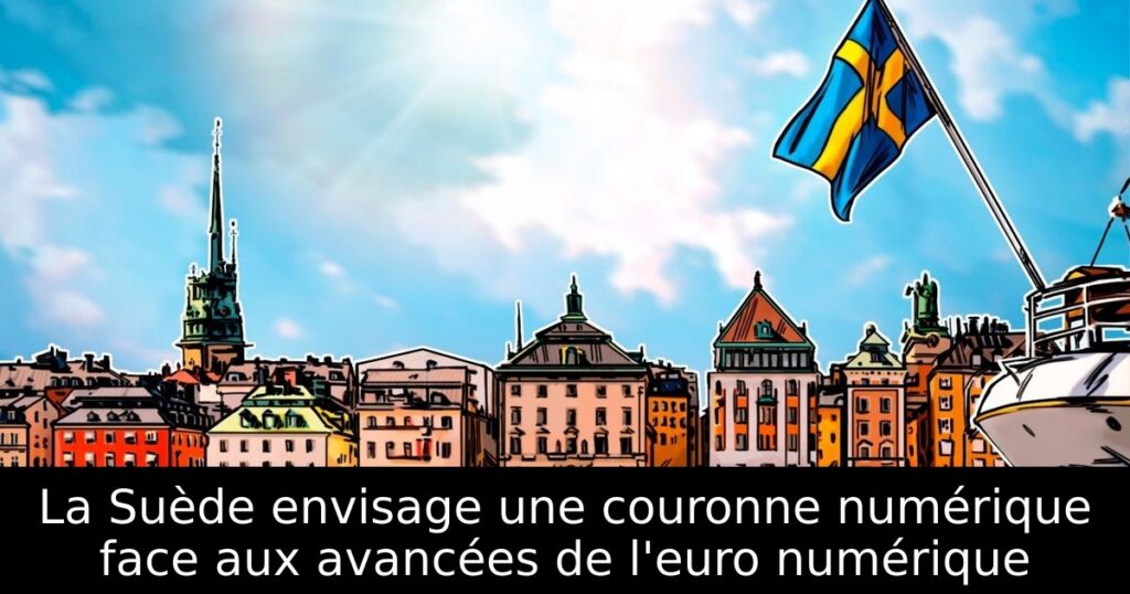 La Suède envisage une couronne numérique face aux avancées de l&rsquo;euro numérique
