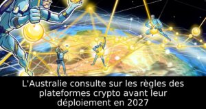 L&rsquo;Australie consulte sur les règles des plateformes crypto avant leur déploiement en 2027