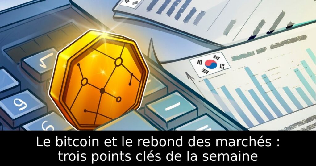 Le bitcoin et le rebond des marchés : trois points clés de la semaine