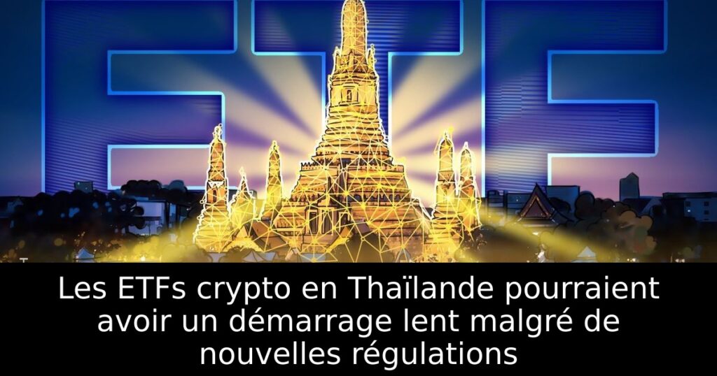 Les ETFs crypto en Thaïlande pourraient avoir un démarrage lent malgré de nouvelles régulations