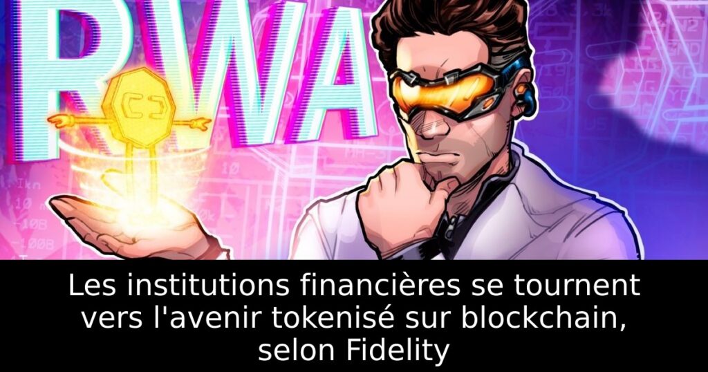 Les institutions financières se tournent vers l&rsquo;avenir tokenisé sur blockchain, selon Fidelity