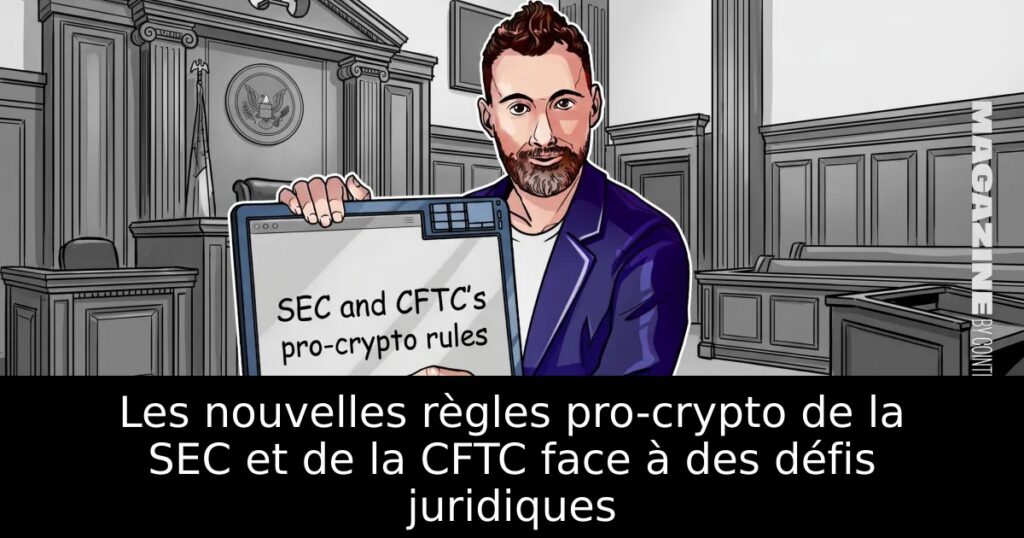 Les nouvelles règles pro-crypto de la SEC et de la CFTC face à des défis juridiques