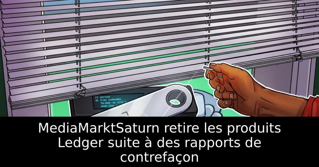 MediaMarktSaturn retire les produits Ledger suite à des rapports de contrefaçon