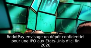 RedotPay envisage un dépôt confidentiel pour une IPO aux États-Unis d&rsquo;ici fin 2026