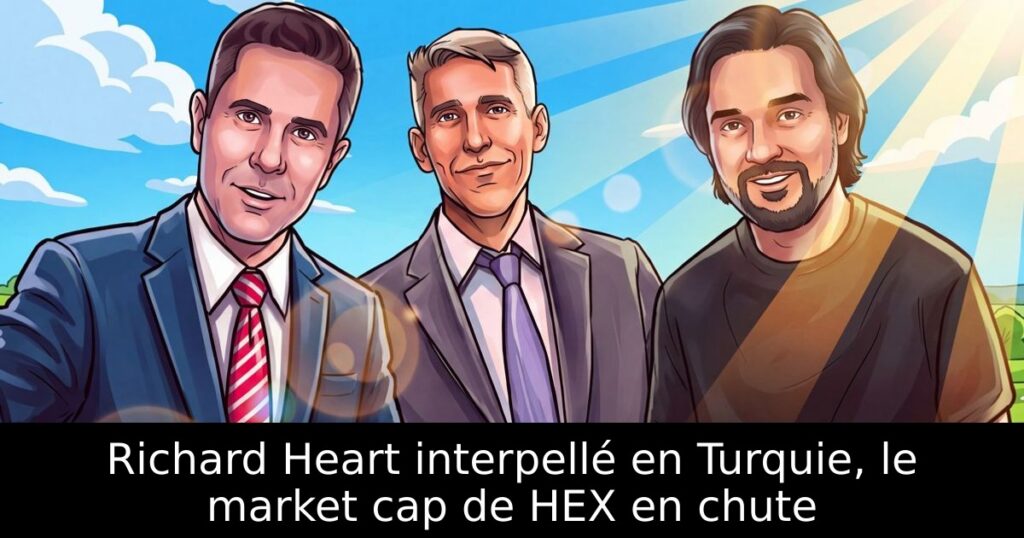 Richard Heart interpellé en Turquie, le market cap de HEX en chute
