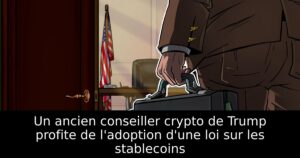 Un ancien conseiller crypto de Trump profite de l&rsquo;adoption d&rsquo;une loi sur les stablecoins