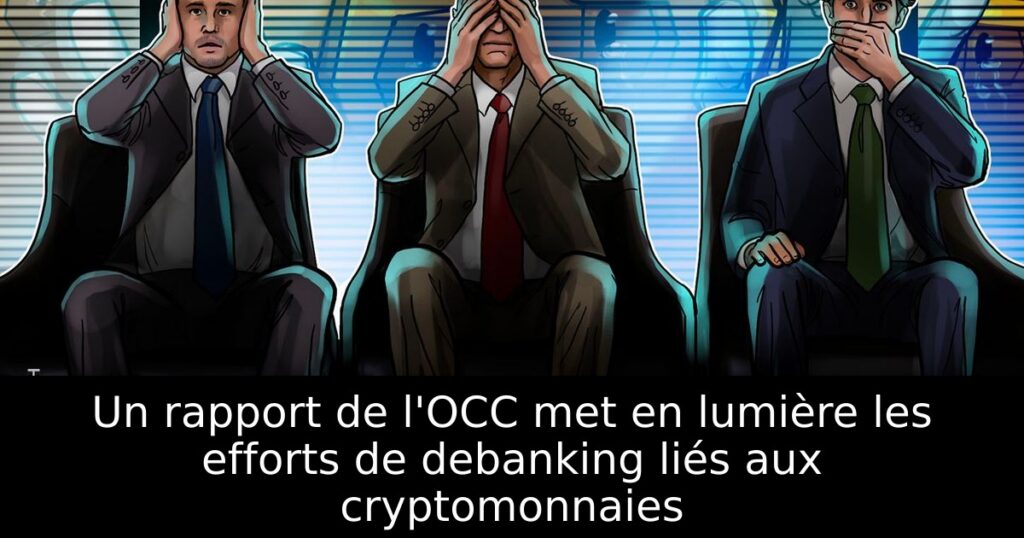 Un rapport de l&rsquo;OCC met en lumière les efforts de debanking liés aux cryptomonnaies