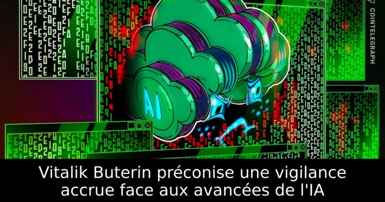 Vitalik Buterin préconise une vigilance accrue face aux avancées de l'IA